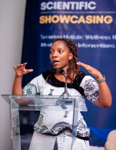 Dr. Sandra Jumbe – MHLeC PI presenting at Scientific Showcasing 2026